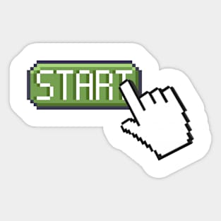 Click start Sticker